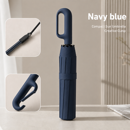 ☔Windproof Auto-Fold Travel Umbrella