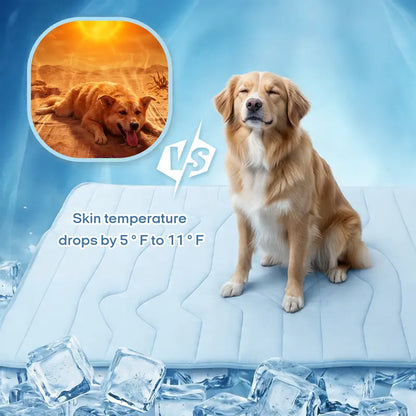 Pet Cooling Pad,Portable, Machine Washable, Durable, Without Gel, Outdoorfun