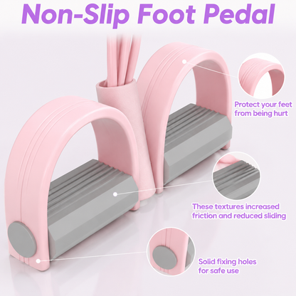 Multifunction Pedal Resistance Band,Full-Body Workout at Home Gym