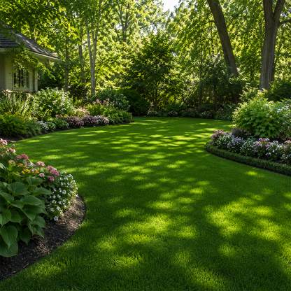 Evergreen dwarf grass seed for four seasons