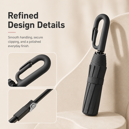 ☔Windproof Auto-Fold Travel Umbrella