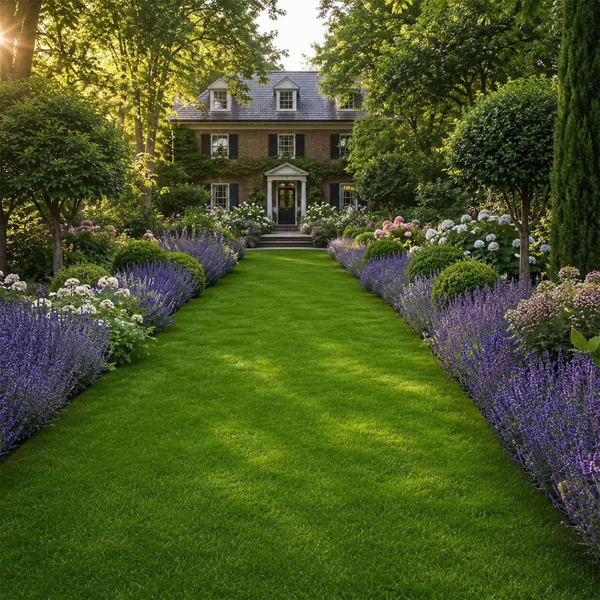 Evergreen dwarf grass seed for four seasons