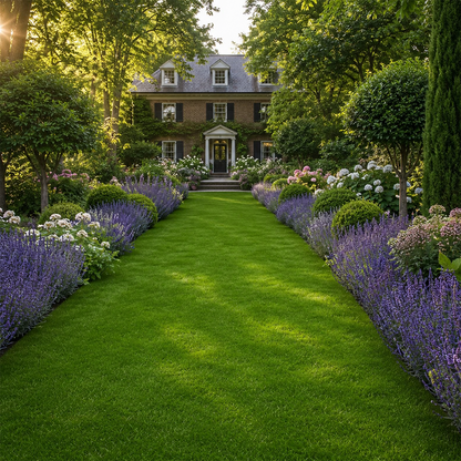 Evergreen dwarf grass seed for four seasons