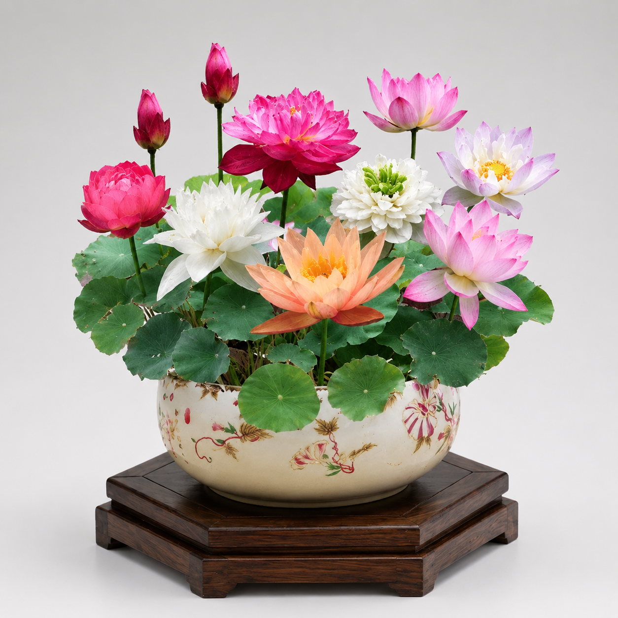 🌸[7 days germination]💐The Sacred Bonsai Bowl Lotus Flower
