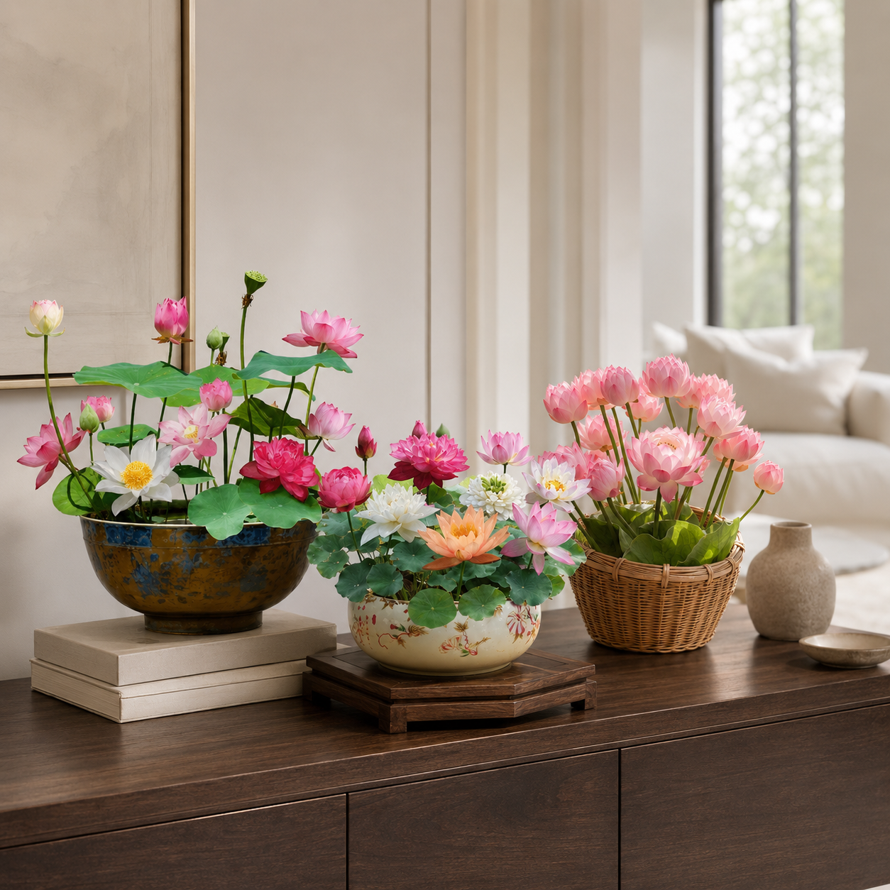 🌸[7 days germination]💐The Sacred Bonsai Bowl Lotus Flower