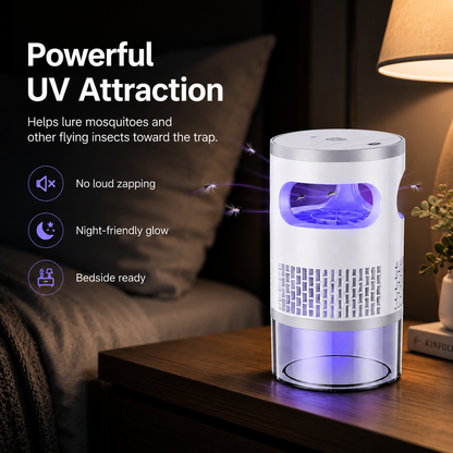 Indoor Fruit Fly & Gnat Trap – Quiet Suction Bug Catcher