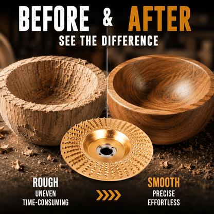 🔥 3PCS 4" Wood Carving Disc Set — The Ultimate Woodworking Game-Changer