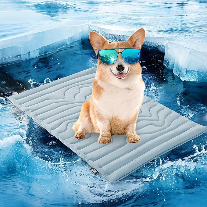 Pet Cooling Pad,Portable, Machine Washable, Durable, Without Gel, Outdoorfun
