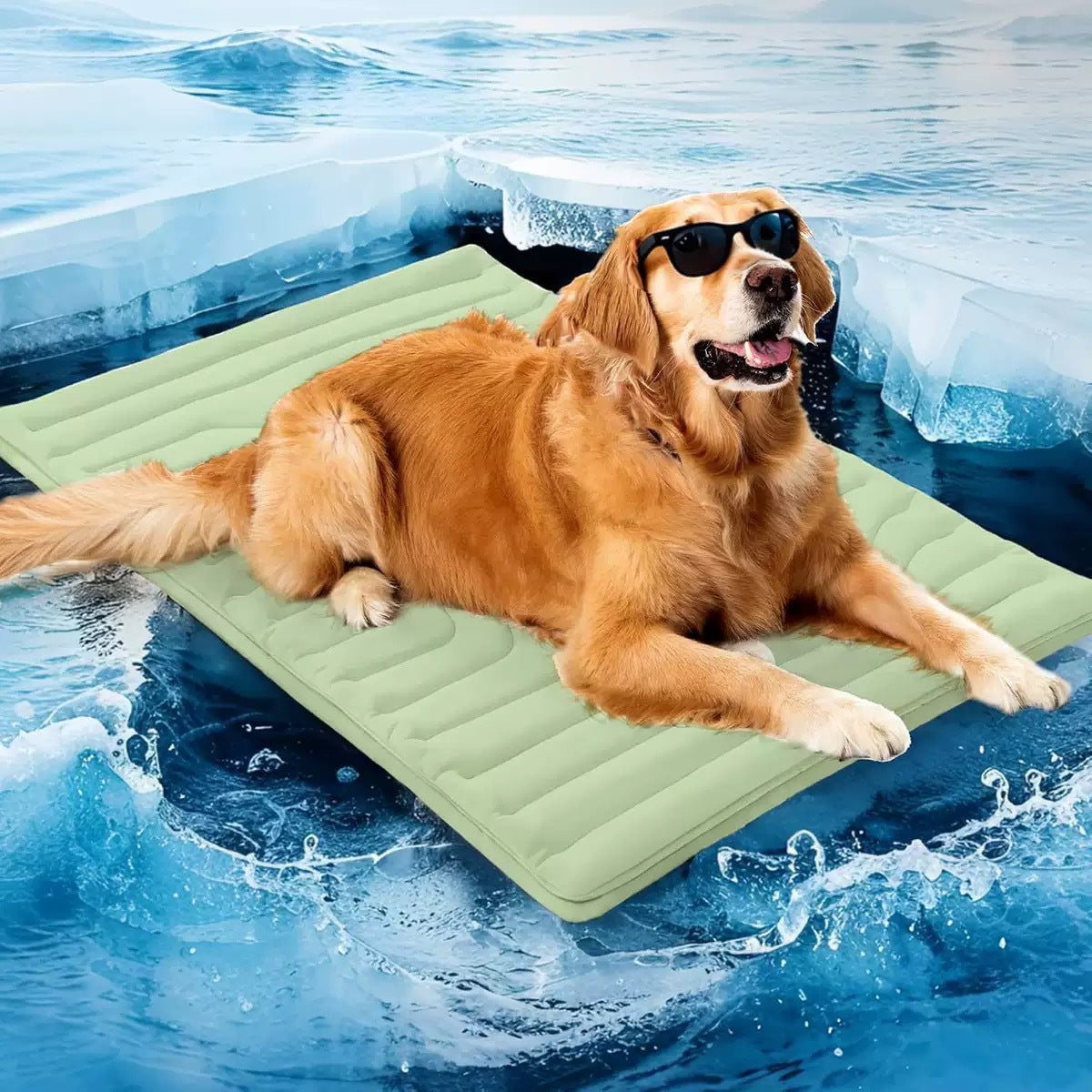 Pet Cooling Pad,Portable, Machine Washable, Durable, Without Gel, Outdoorfun