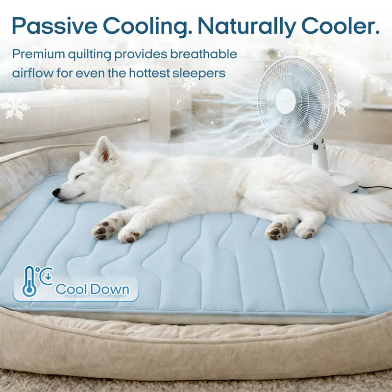 Pet Cooling Pad,Portable, Machine Washable, Durable, Without Gel, Outdoorfun
