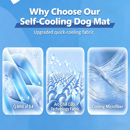 Pet Cooling Pad,Portable, Machine Washable, Durable, Without Gel, Outdoorfun
