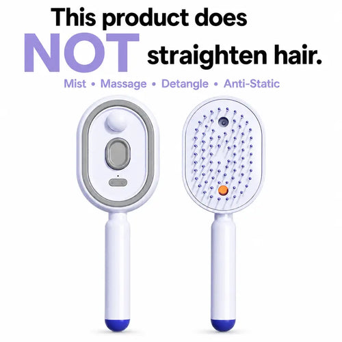 Electric Spray Air Cushion Massage Hair Brush Refresh, Detangle & Revitalize Your Hair
