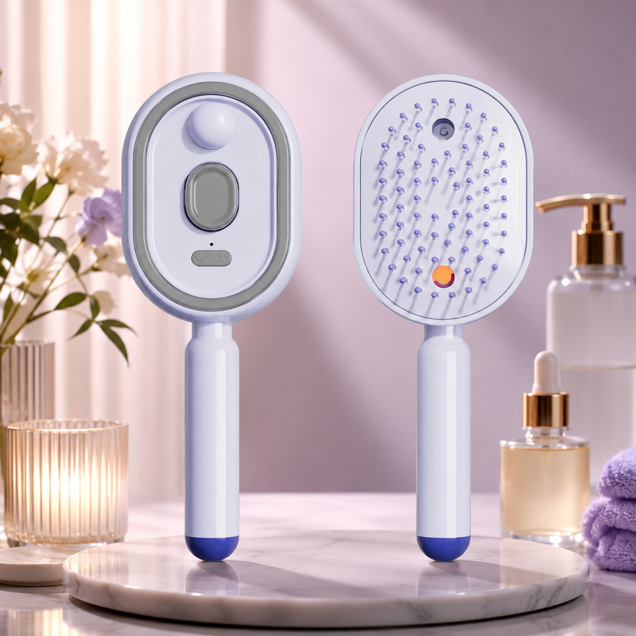 Electric Spray Air Cushion Massage Hair Brush Refresh, Detangle & Revitalize Your Hair