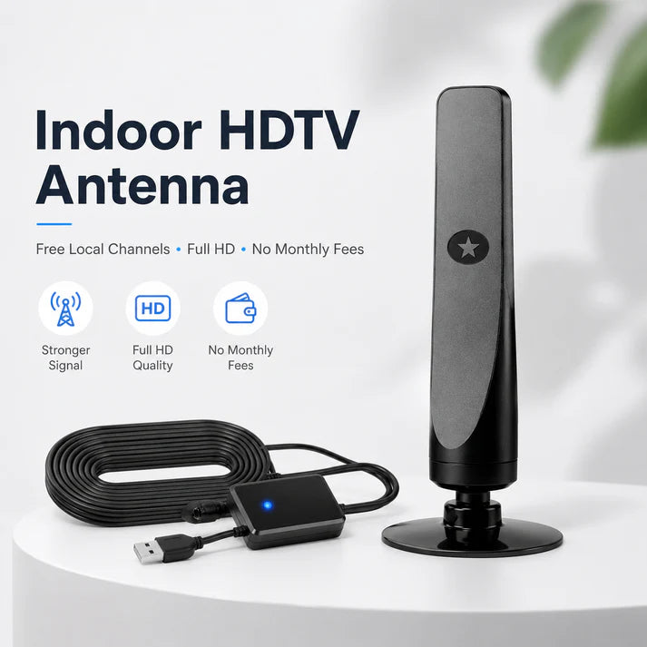 HD TV Antenna – No Subscription, Easy Setup