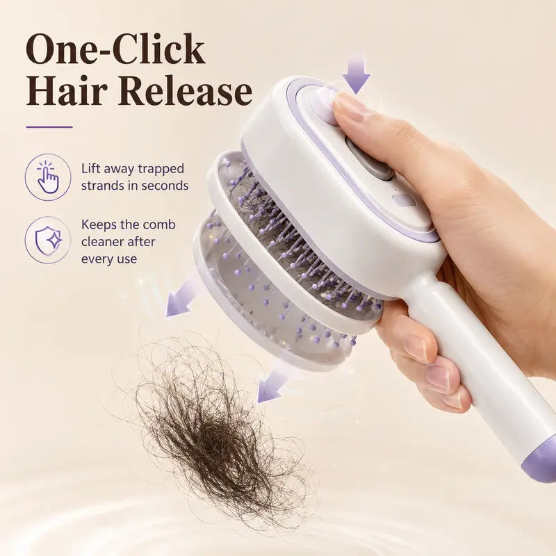 Electric Spray Air Cushion Massage Hair Brush Refresh, Detangle & Revitalize Your Hair