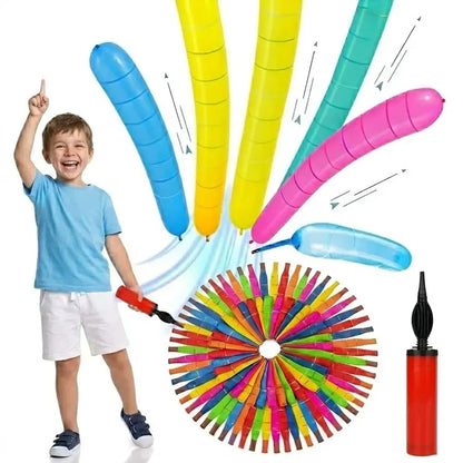 Rocket Balloon Launcher Set | Flying Party Balloons for Kids & Family Fun