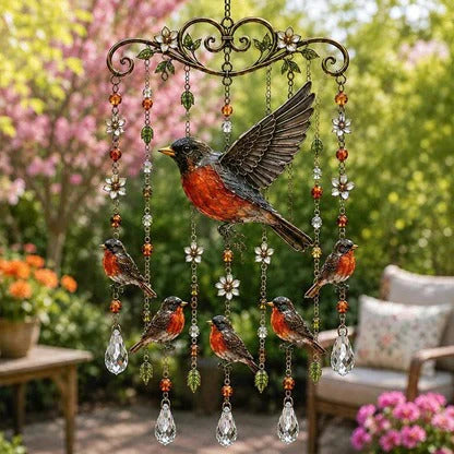 Graceful Hummingbird Wind Chime