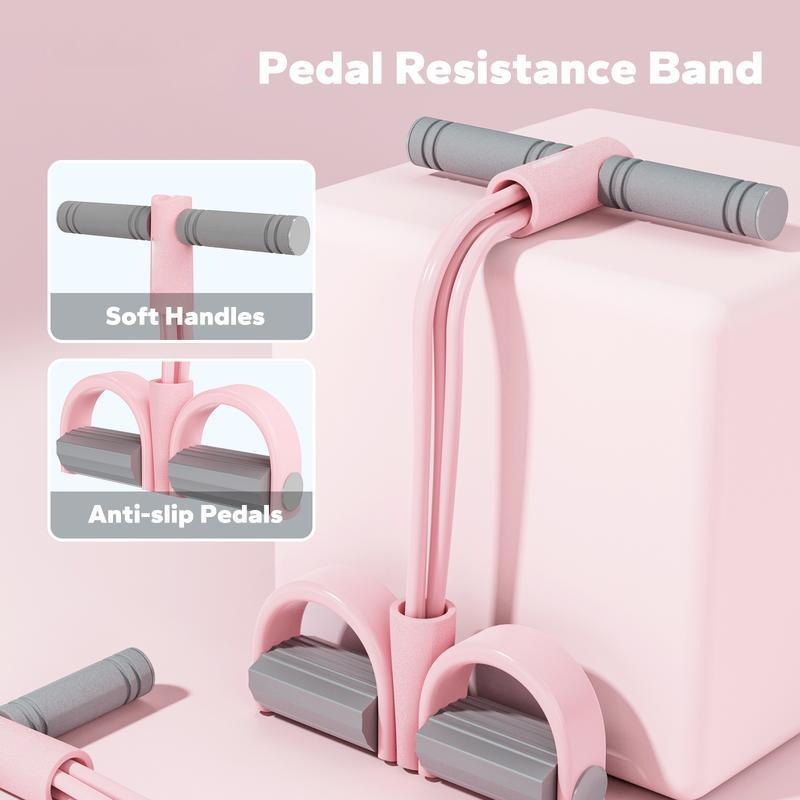 Multifunction Pedal Resistance Band,Full-Body Workout at Home Gym